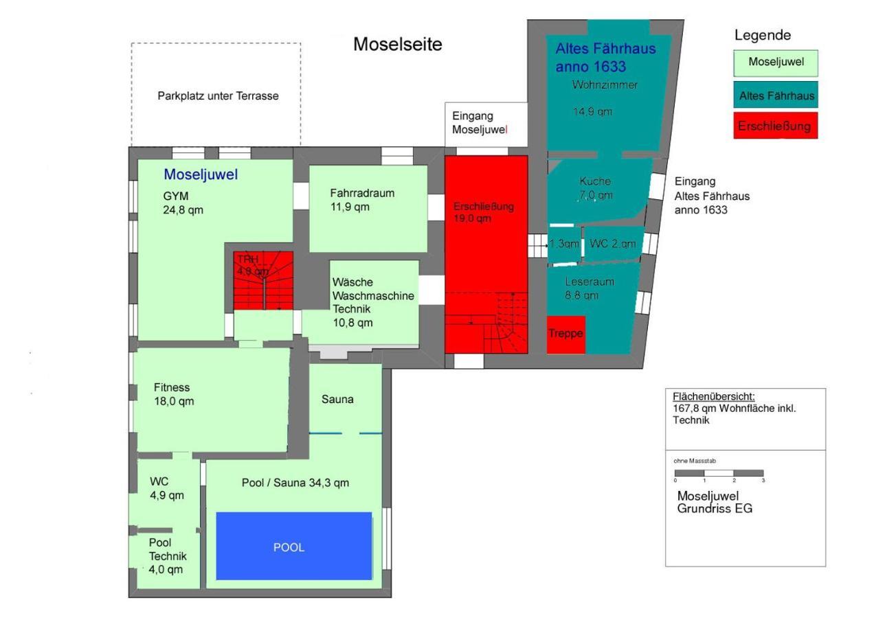 Moseljuwel Mit Exklusiver Sauna Und Indoor Pool Βίλα Traben-Trarbach Εξωτερικό φωτογραφία